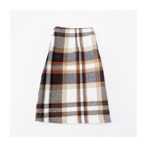 Olivier Goureau Plaid Tartan Skirt Paris NWT SZ US 12